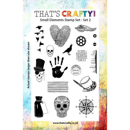 That's Crafty! - Clear Stamp Set - Small Elements Set 2