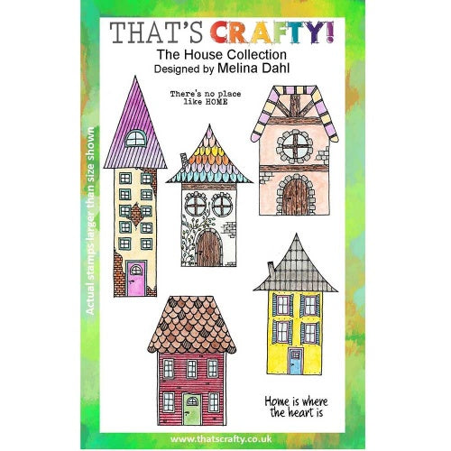 That's Crafty! - Melina Dahl - Clear Stamp Set - The House Collection