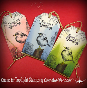 Crafty Individuals - Unmounted Rubber Stamp - 553 - Dawn Serenity