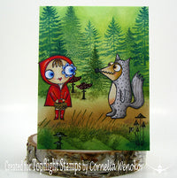 AALL & Create - A7 - Clear Stamps - 639 - Janet Klein - Red & Wolf
