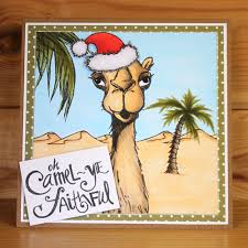 Hobby Art Stamps - Clear Polymer Stamp Set - A5 - Camel ye Faithful