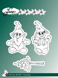 By Lene - Clear Stamp - Gnomes & Christmas Tree