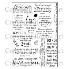 Hobby Art Stamps - Clear Polymer Stamp Set - A5 - Scene It Sentiments