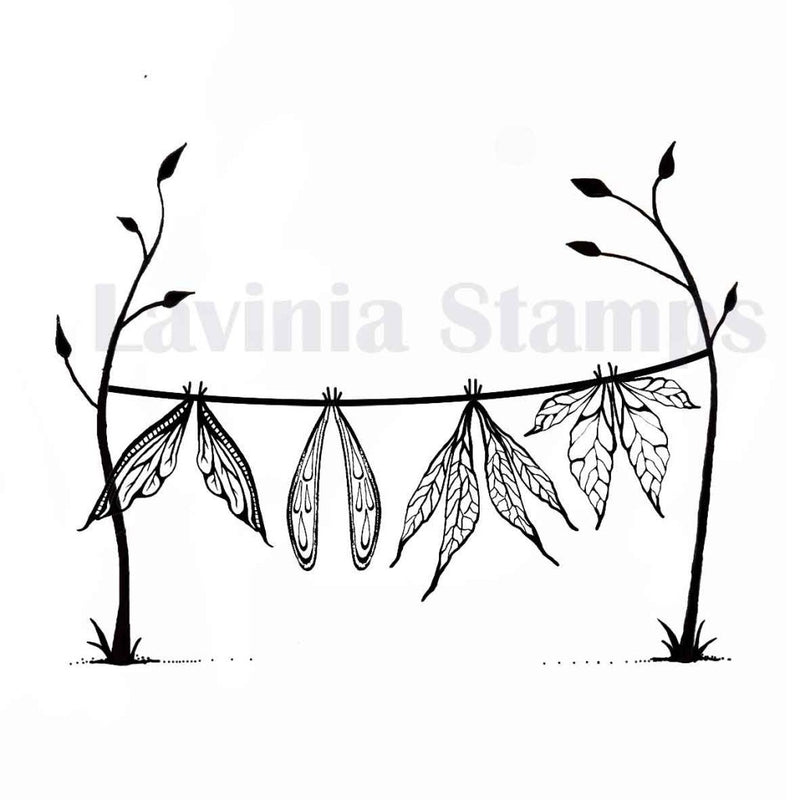 Lavinia - Wet Wings - Clear Polymer Stamp