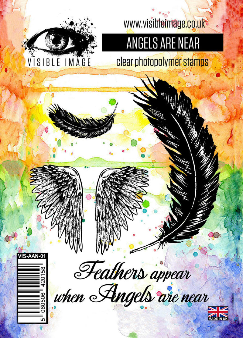 Visible Image - Angels Are Near - Clear Polymer Stamp Set