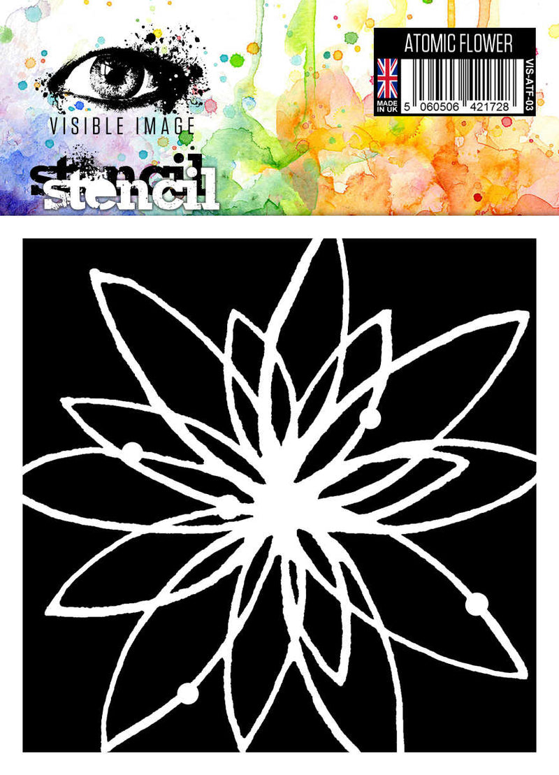 Visible Image - Atomic Flower - Stencil