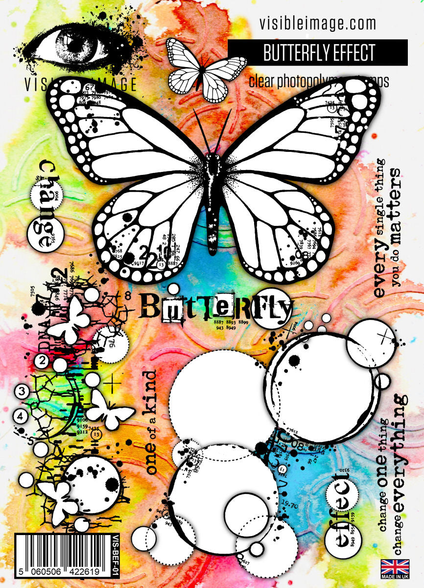 Visible Image - Butterfly Effect - Clear Polymer Stamp Set