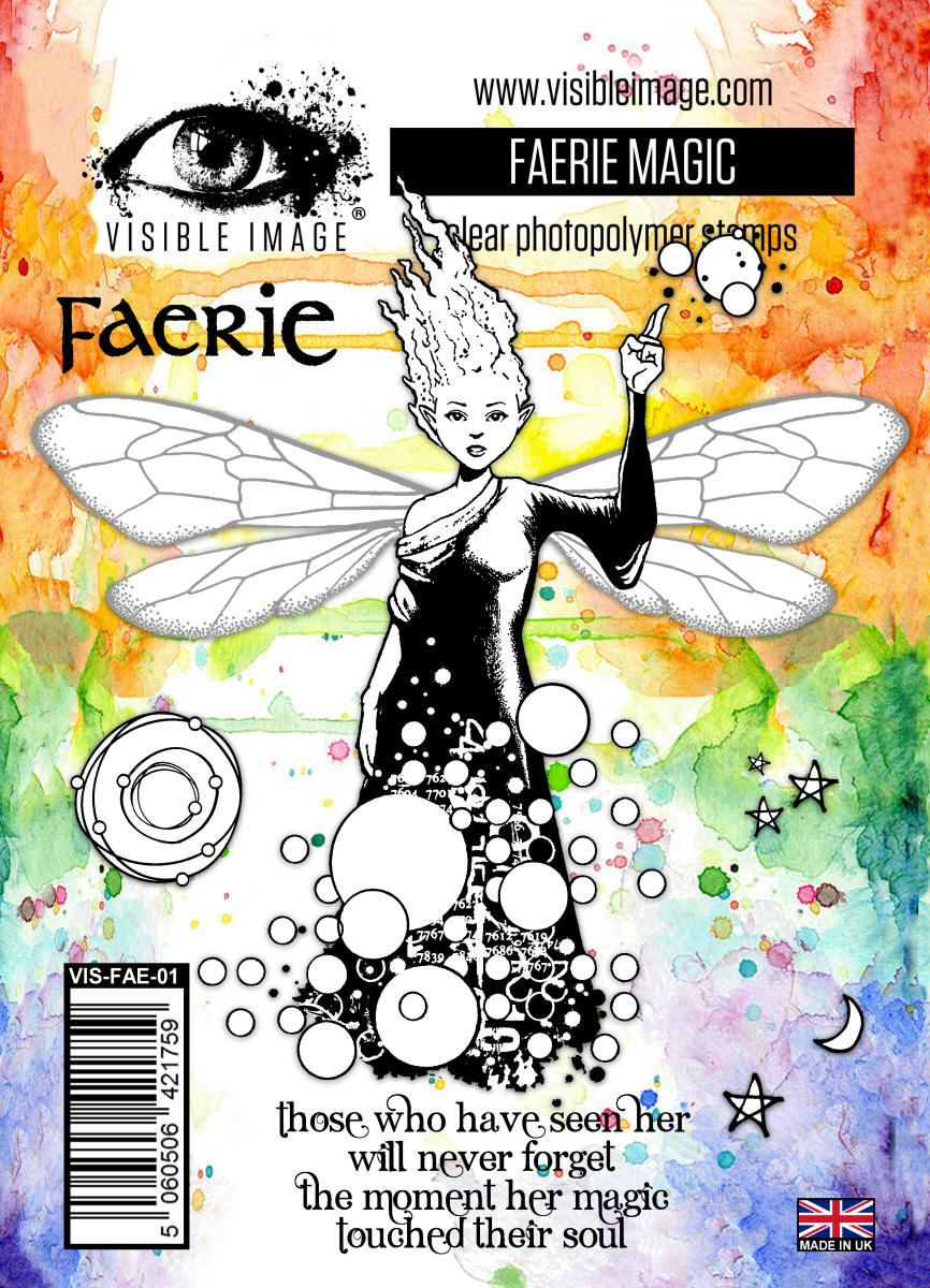 Visible Image - A6 - Clear Polymer Stamp Set - Faerie Magic (retired)
