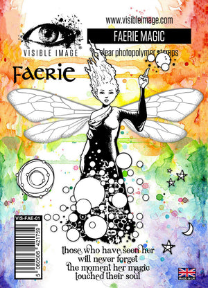 Visible Image - A6 - Clear Polymer Stamp Set - Faerie Magic