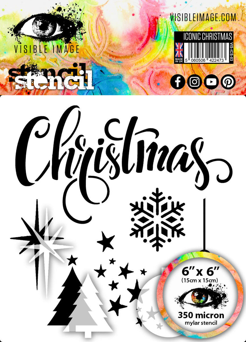 Visible Image - Iconic Christmas - Stencil