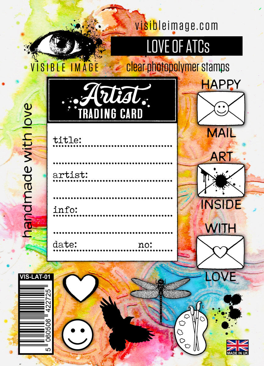 Visible Image - Love of ATCs - Clear Polymer Stamp Set