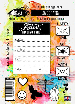 Visible Image - Love of ATCs - Clear Polymer Stamp Set