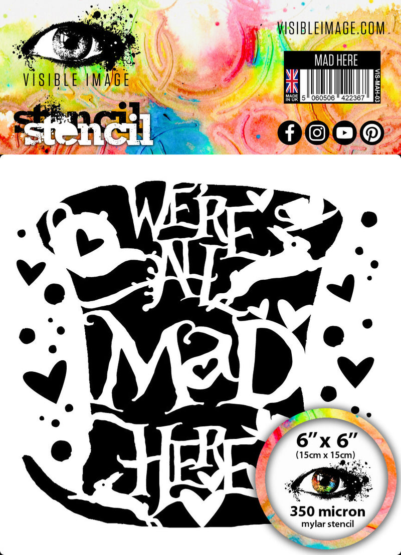 Visible Image - Mad Here - Stencil