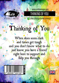 Visible Image - Thinking of You - Clear Polymer Stamp Set