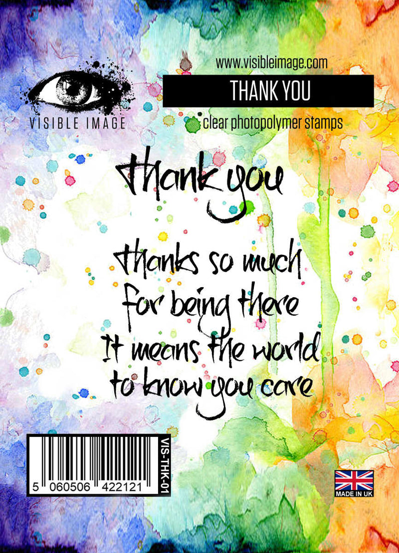 Visible Image - Thank You - Clear Polymer Stamp Set