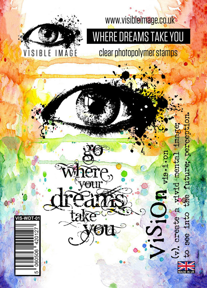 Visible Image - A6 - Clear Polymer Stamp Set - Where Dreams Take You