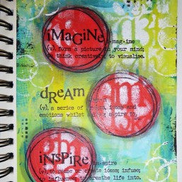 Visible Image - A6 - Clear Polymer Stamp Set -  Imagine Dream Inspire