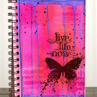 Visible Image - A6 - Clear Polymer Stamp Set - Live Life Now