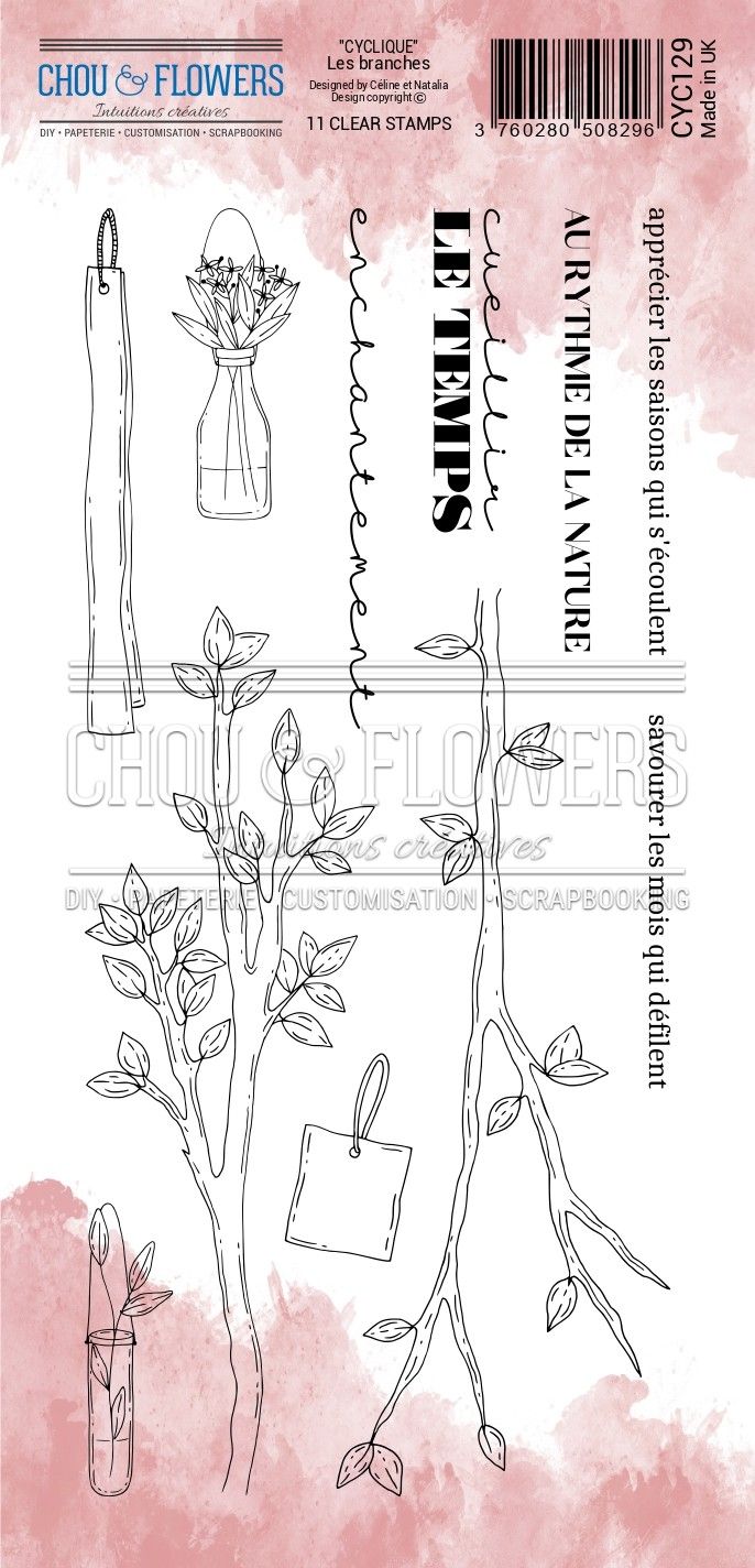 Chou & Flowers - Clear Stamps - The Branches - CYC129