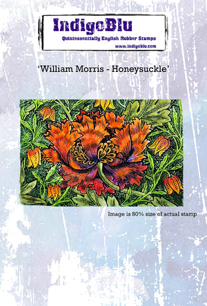 IndigoBlu - Cling Mounted Stamp - William Morris - Honeysuckle