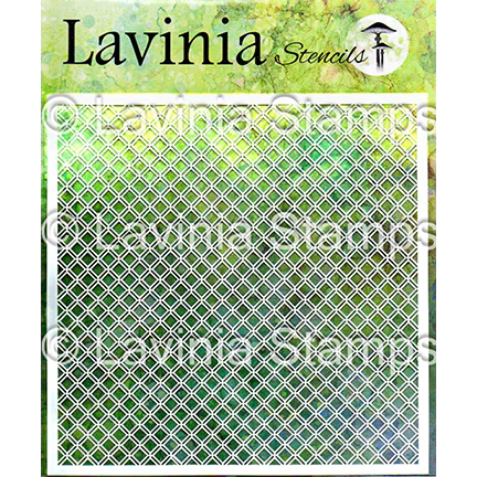 Lavinia - Stencil - 8x8 - Waffle