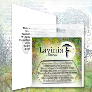 Lavinia - Clear Polymer Stamp - Sentiment - Water Spirit Verse