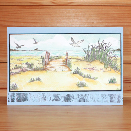 Hobby Art Stamps - Clear Polymer Stamp Set - A5 - Shore Scenes