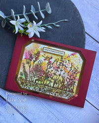 Creative Expressions - 6 x 4 - Rubber Stamp - Bonnita Moaby - Doodle Meadow