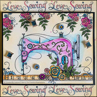 Pink Ink Designs - Clear Photopolymer Stamps - A Stitch In Time