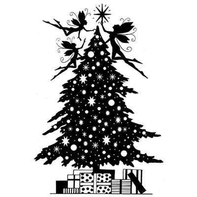 Lavinia - Clear Polymer Stamp - Christmas Eve - Christmas Tree