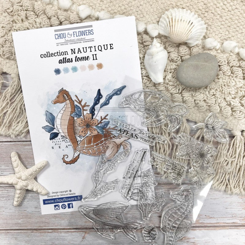 Chou & Flowers - Clear Stamps - A5 - Nautical Atlas Vol. 2