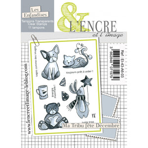 L'Encre et L'Image - A6 - Clear Stamp Set - Celebrate December