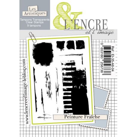 L'Encre et L'Image - A6 - Clear Stamp Set - Fresh Paint