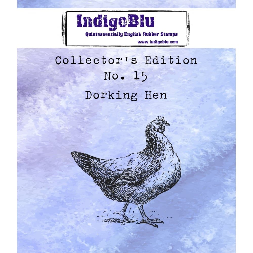 IndigoBlu - Cling Mounted Stamp - Collector's Edition No. 15 - Dorking Hen