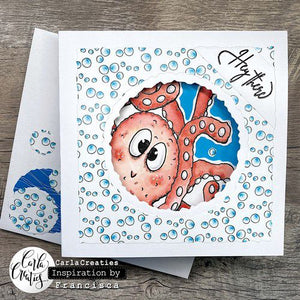 Craft Emotions - A6 - Clear Polymer Stamp Set - Carla Creaties - Ocean 8