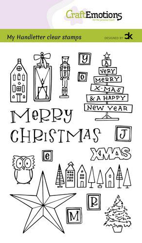 Craft Emotions - A6 - Clear Polymer Stamp Set - Carla Kamphuis - Christmas Decorations 1