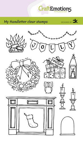 Craft Emotions - A6 - Clear Polymer Stamp Set - Carla Kamphuis - Christmas Decorations 2