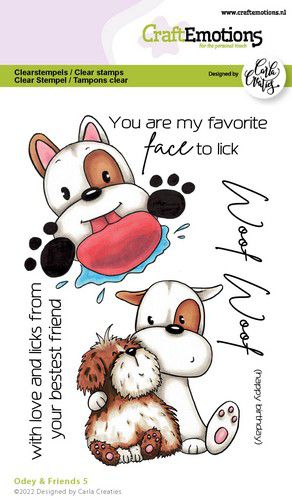 Craft Emotions - Clear Polymer Stamps - Odey & Friends 5