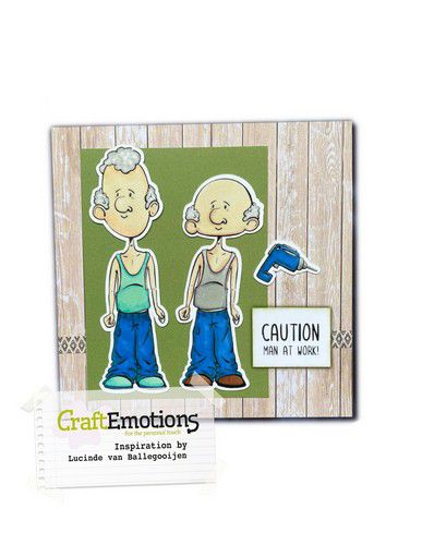 Craft Emotions - A6 - Clear Polymer Stamps - Sara Lindenhols - Perfect People - Handy