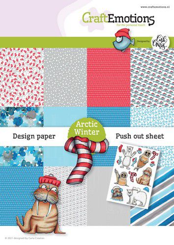 Craft Emotions - A5 - Paper Pad - Arctic Winter