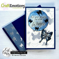 Craft Emotions - Stencil - A5 - Butterflies & Rings