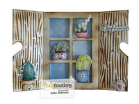 Craft Emotions - A5 - Stencil - Carla Creaties - Window & Shutters