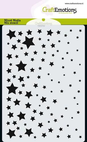 Craft Emotions - Stencil - A6 - Starry Sky