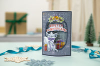 Crafter's Companion - Clear Stamp set - Vintage Snowman - Winter Wonderland