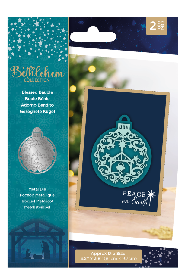 Crafter's Companion - Metal Die - Bethlehem Collection - Blessed Bauble