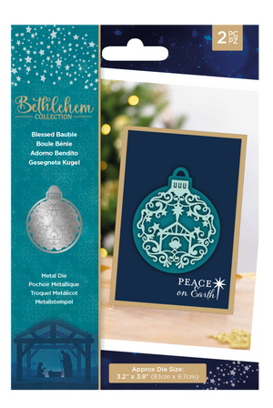 Crafter's Companion - Metal Die - Bethlehem Collection - Blessed Bauble