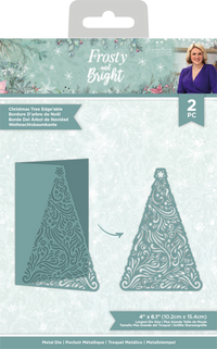 Crafter's Companion - Frosty & Bright - Dies - Christmas Tree Edge'able