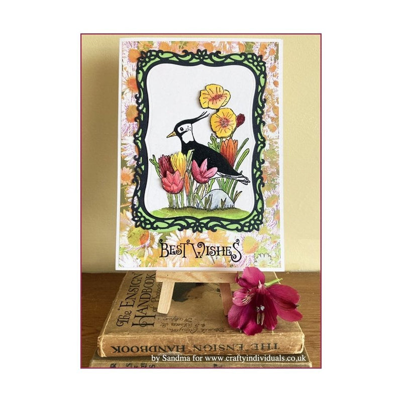 Crafty Individuals - Unmounted Rubber Stamp - 602 - B is for Bird