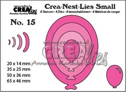 Crealies - Crea-Nest-Lies - Small Oval Balloon Dies