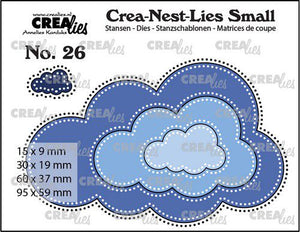 Crealies - Crea-Nest-Lies - Small Cloud Dies